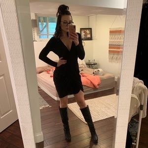 Symphony dress! Very flattering.